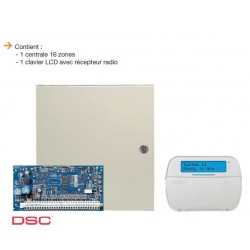 Allarme NEO DSC - Pack centrale di allarme NEO 6 a 16 zone con tastiera