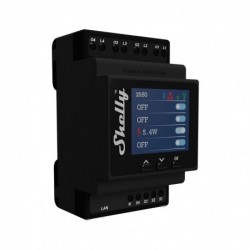 Shelly PRO4M - 4 Channel Din Rail WIFI Module