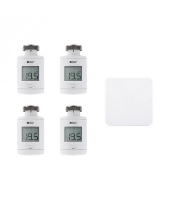 Delta Dore 6050684 - Tydom Home Starter Pack + 4 Heizkörperthermostate TRV 1.0 angeschlossen